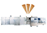 Υψηλή γραμμή παραγωγής κώνων παγωτού ευελιξίας με το διαφορετικό κυλώντας σταθμό, 47 πιάτα ψησίματος