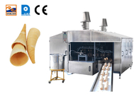 Εμπορική βιομηχανική μηχανή κατασκευαστών γκοφρετών γραμμών παραγωγής κώνων γκοφρετών 28 πιάτων