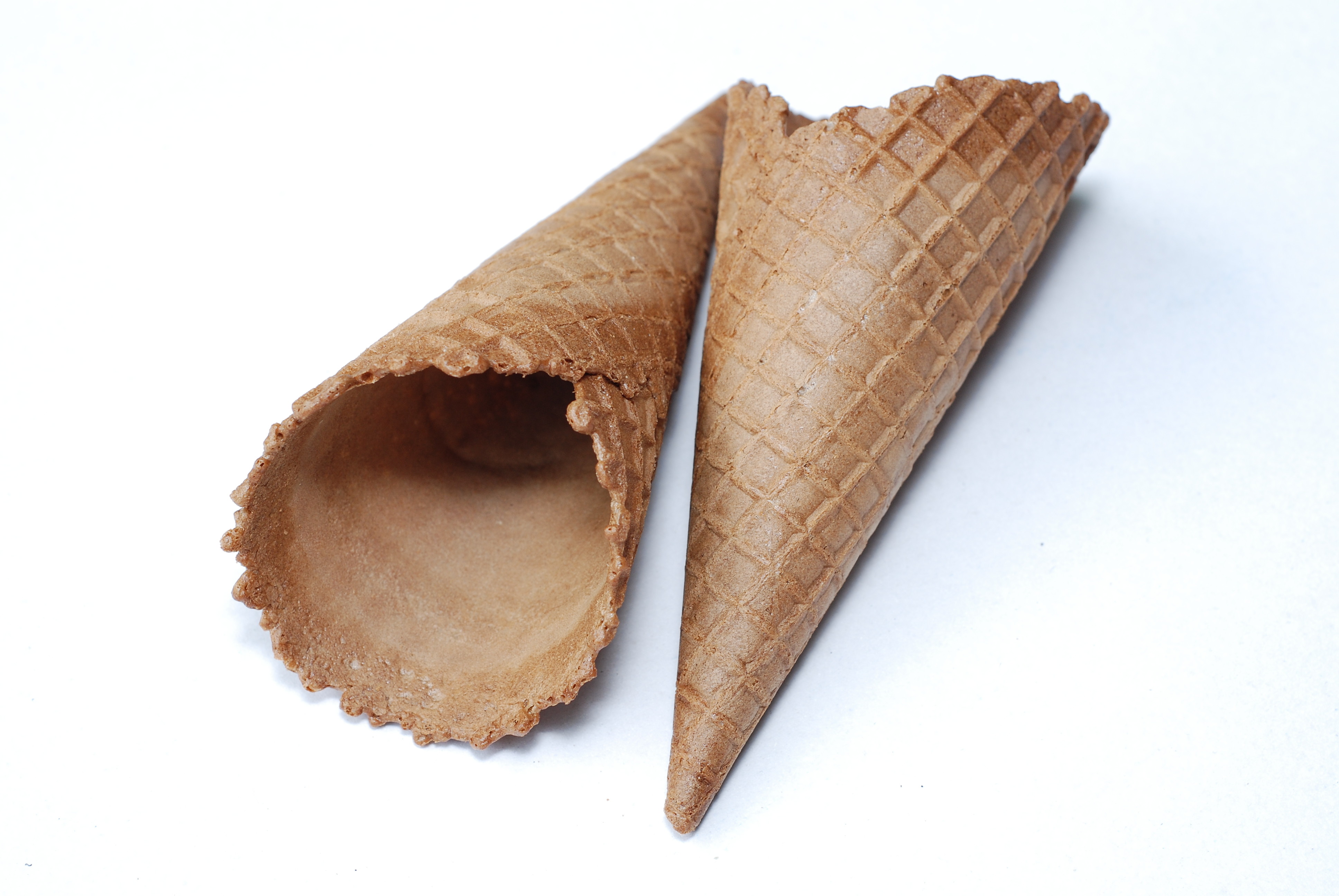 23° σχετική με το παγωτό παραγωγή γωνίας, κώνος παγωτού σοκολάτας κωνοειδής