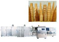 Κώνος παγωτού που κατασκευάζει τη βάφλα να κοιλάνει τη μηχανή 10500Lx2400Wx1800H