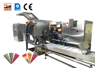 5200 τμχ / Ώρες Μηχανή παρασκευής κώνων ζάχαρης Βιομηχανική γραμμή παραγωγής κώνων παγωτού