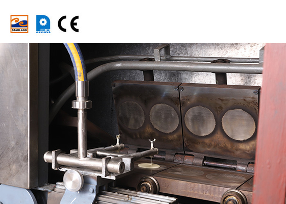 Ατσάλινο Waffle Cone Production Line Αυτόματο Waffle Basket Baking System στη βιομηχανία τροφίμων