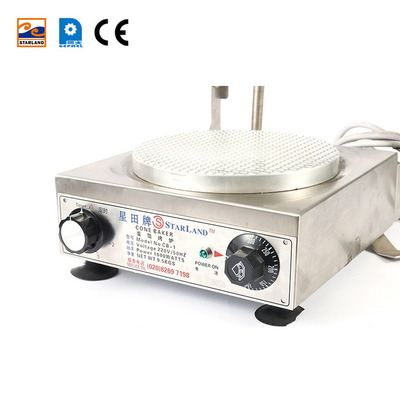 220V ημιαυτόματη ζάχαρη κώνης Baker για παγωτό shop