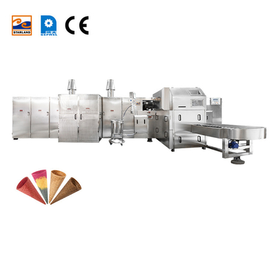 Ελεγχόμενη από PLC αυτόματη μηχανή ψήσιμο χιονιού από ανοξείδωτο χάλυβα