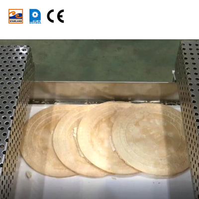 PLC Control System Wafer Biscuit Maker Made Of Stainless Steel For Market