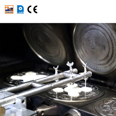 PLC Control System Wafer Biscuit Maker Made Of Stainless Steel For Market