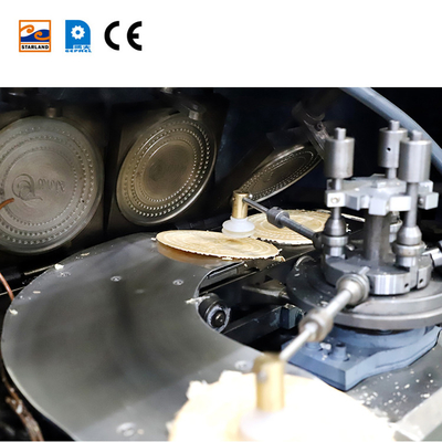 PLC Control System Wafer Biscuit Maker Made Of Stainless Steel For Market