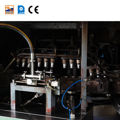 Γραμμή Παραγωγής Κώνων Γκοφρέτας PLC 28 καλουπιών με Προσαρμοσμένο Σχεδιασμό