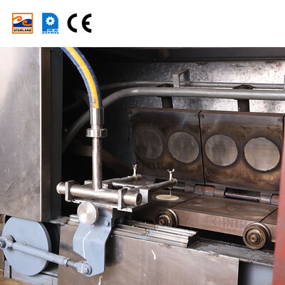 Πωλήσεις απευθείας από το εργοστάσιο Αυτόματη Γραμμή Παραγωγής Βάφλας Σχεδιασμένη για Λειτουργία και Συνεπές Προϊόν