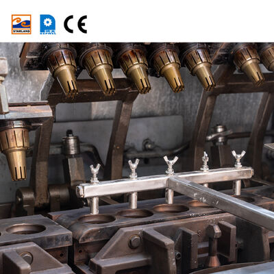 Αυτόματη γραμμή παραγωγής χωνιών βάφλας από ανοξείδωτο χάλυβα με σύστημα ελέγχου PLC για την κατασκευή χωνιών βάφλας