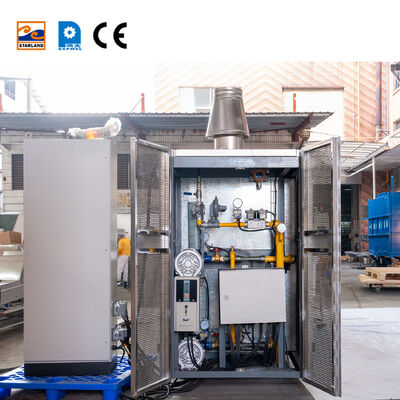 Αυτόματη γραμμή παραγωγής χωνιών βάφλας από ανοξείδωτο χάλυβα με σύστημα ελέγχου PLC για την κατασκευή χωνιών βάφλας