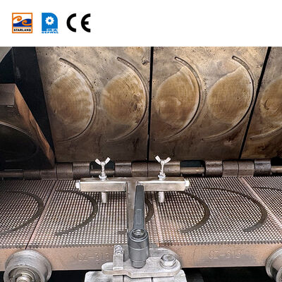Stainless Steel Biscuit Making Equipment Combined With Automatic Waffle Roll Production Line Ensuring Consistent Biscuit And Output