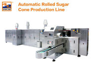 1.1kw μηχανή φλυτζανιών γκοφρετών γραμμών παραγωγής κώνων ζάχαρης κέικ
