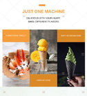 Εμπορική μίνι μηχανή κώνων παγωτού κατασκευαστών κώνων