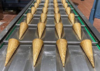 101 γραμμή παραγωγής 14000×2300W×2000H κώνων παγωτού ρόλων αυγών πιάτων ψησίματος
