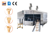 0.75kw αυτόματη γκοφρετών κυλίνδρων γραμμών παραγωγής μηχανή κώνων Weihua γλυκιά