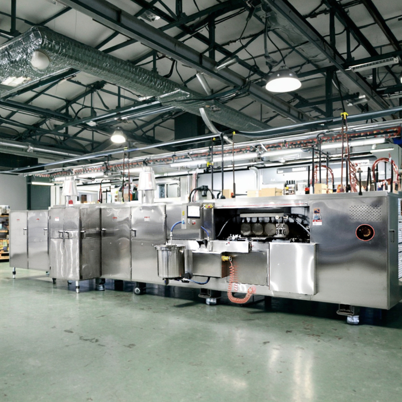 Αυτόματη Γραμμή Παραγωγής Μπισκότων Wafer με Ψηφιακή Οθόνη Ελέγχου Θερμοκρασίας και Τεχνική Υποστήριξη Βίντεο Μετά την Πώληση
