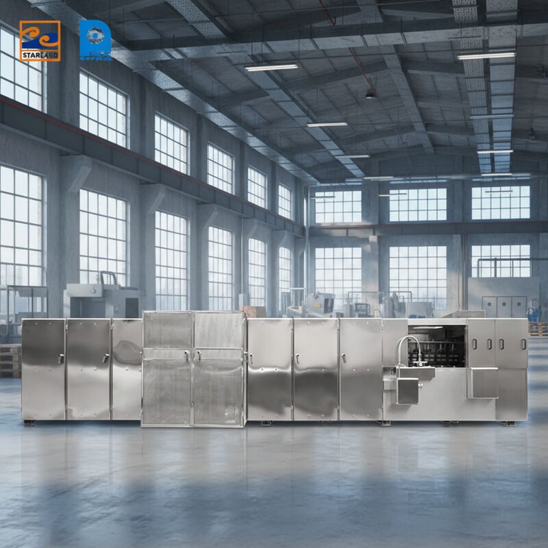 Η γραμμή παραγωγής κυψελών από ανοξείδωτο χάλυβα Monaka τροφοδοτείται από αέριο και τεχνική υποστήριξη βίντεο που παρέχει συνεπή κατασκευή