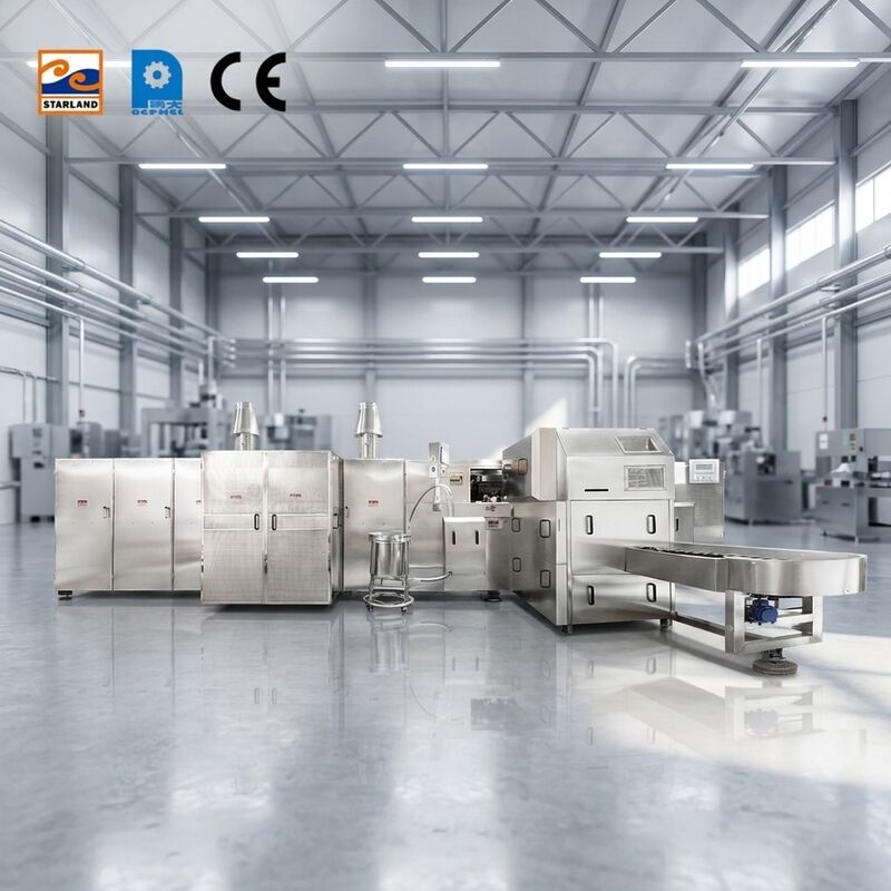 Παραγωγή παγωτού Κωνικό Rolling Machine τάση 220V380V λειτουργία με ελάχιστες απαιτήσεις συντήρησης