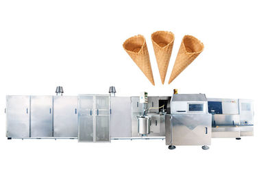 Γραμμή παραγωγής κώνων ζάχαρης κυλίνδρων υψηλής ταχύτητας, μηχανή παραγωγής παγωτού με το αστέρι - σύστημα εξελίκτρων