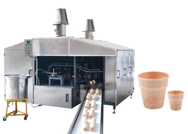 Πλήρως μηχανή κώνων παγωτού Antomatic με γρήγορα να θερμάνει επάνω το φούρνο 380V