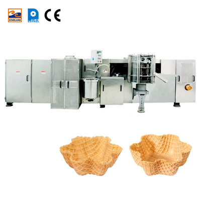 Ενισχύστε την επιχείρησή σας με την γραμμή παραγωγής βαφλέ καλαθιών μετά την εξυπηρέτηση από ανοξείδωτο χάλυβα