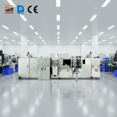 Μηχανή αυτοματοποιημένης βάφλας συνεχής λειτουργία κατάλληλη για μεγάλης κλίμακας παραγωγή