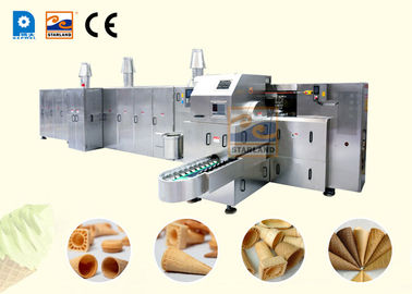 10kg/Hour μηχανή κώνων παγωτού βαφλών κυλίνδρων ζάχαρης